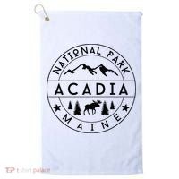 Acadia National Park Maine Moose Nature Hiking Outdoors Golf Towel thumb 0