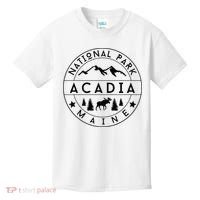 Acadia National Park Maine Moose Nature Hiking Outdoors Kids T-Shirt thumb 0