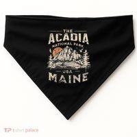 Acadia National Park USA-Made Doggie Bandana thumb 0