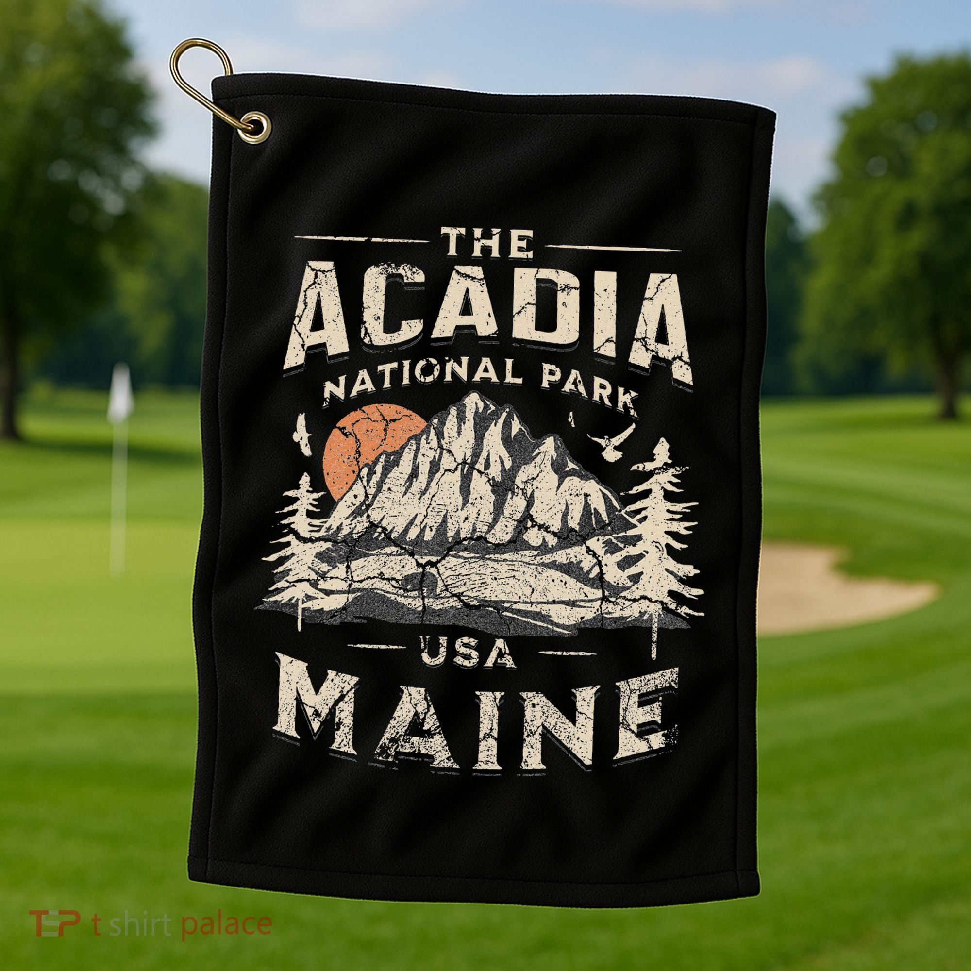 Acadia National Park Golf Towel