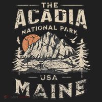 Acadia National Park Golf Towel thumb 3
