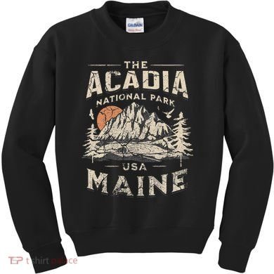 Acadia National Park Kids Sweatshirt