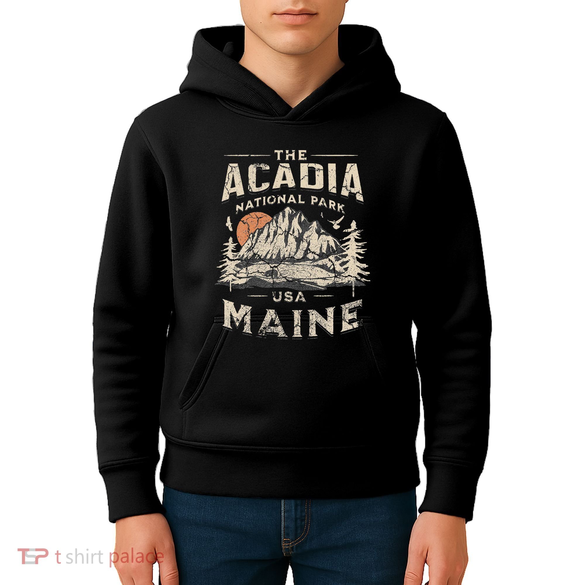 Acadia National Park Kids Hoodie