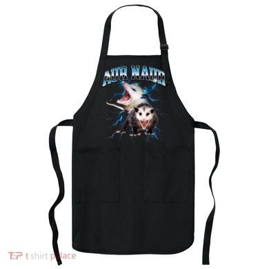 Aur Naur Possum Cute Funny Sarcastic Meme Apron