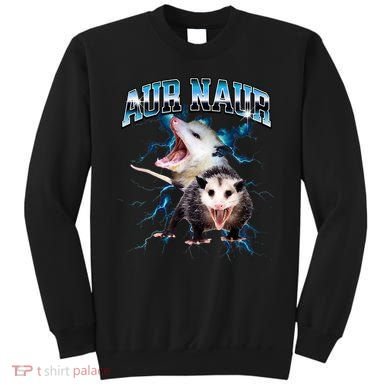 Aur Naur Possum Cute Funny Sarcastic Meme Sweatshirt