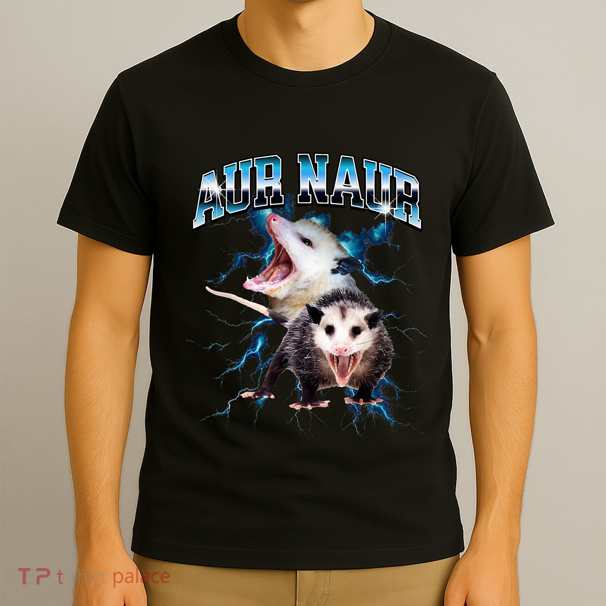 Aur Naur Possum Cute Funny Sarcastic Meme T-Shirt