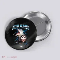 Aur Naur Possum Cute Funny Sarcastic Meme Button thumb 0