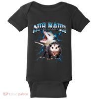 Aur Naur Possum Cute Funny Sarcastic Meme Baby Bodysuit thumb 0