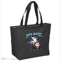 Aur Naur Possum Cute Funny Sarcastic Meme Tote Bag thumb 2