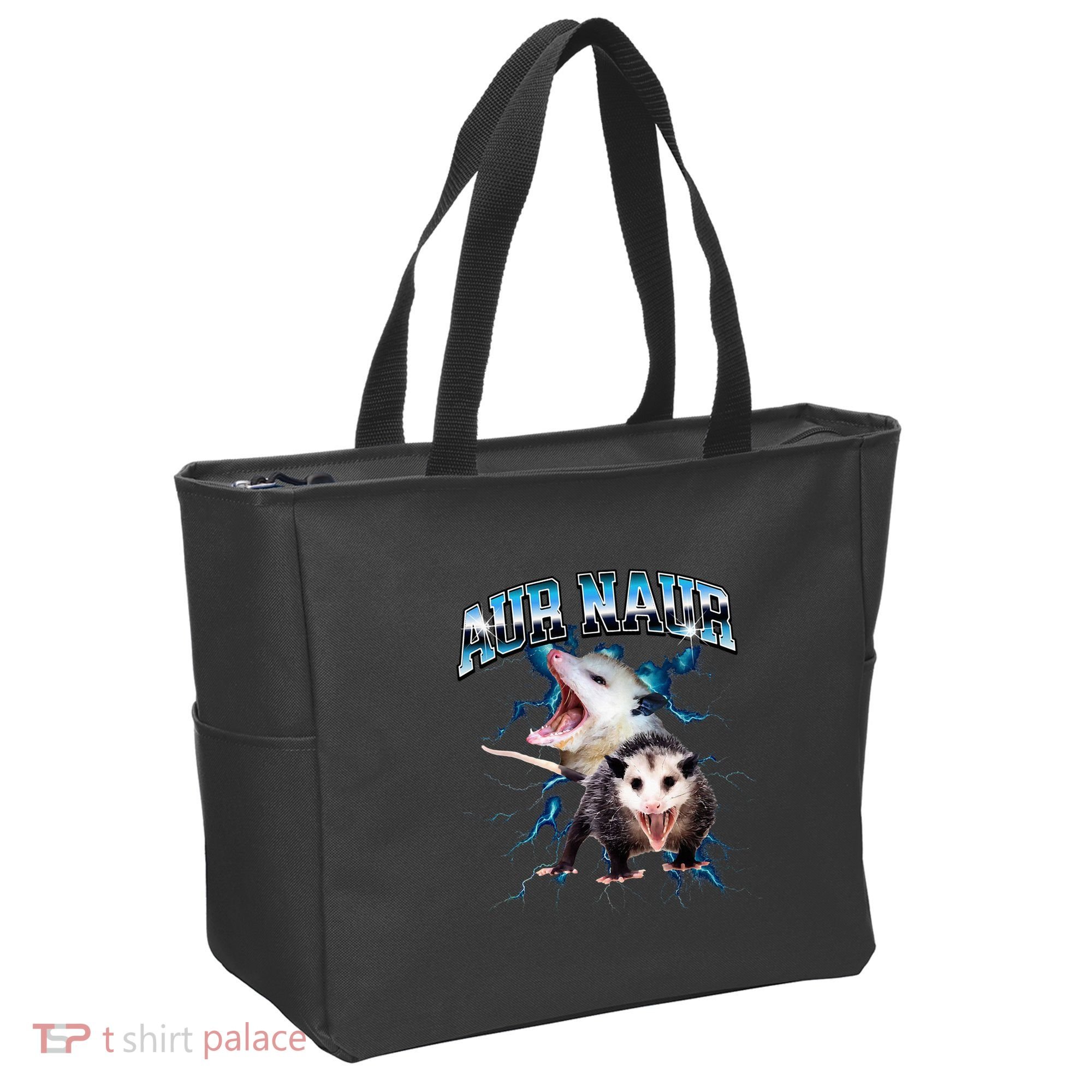 Aur Naur Possum Cute Funny Sarcastic Meme Tote Bag