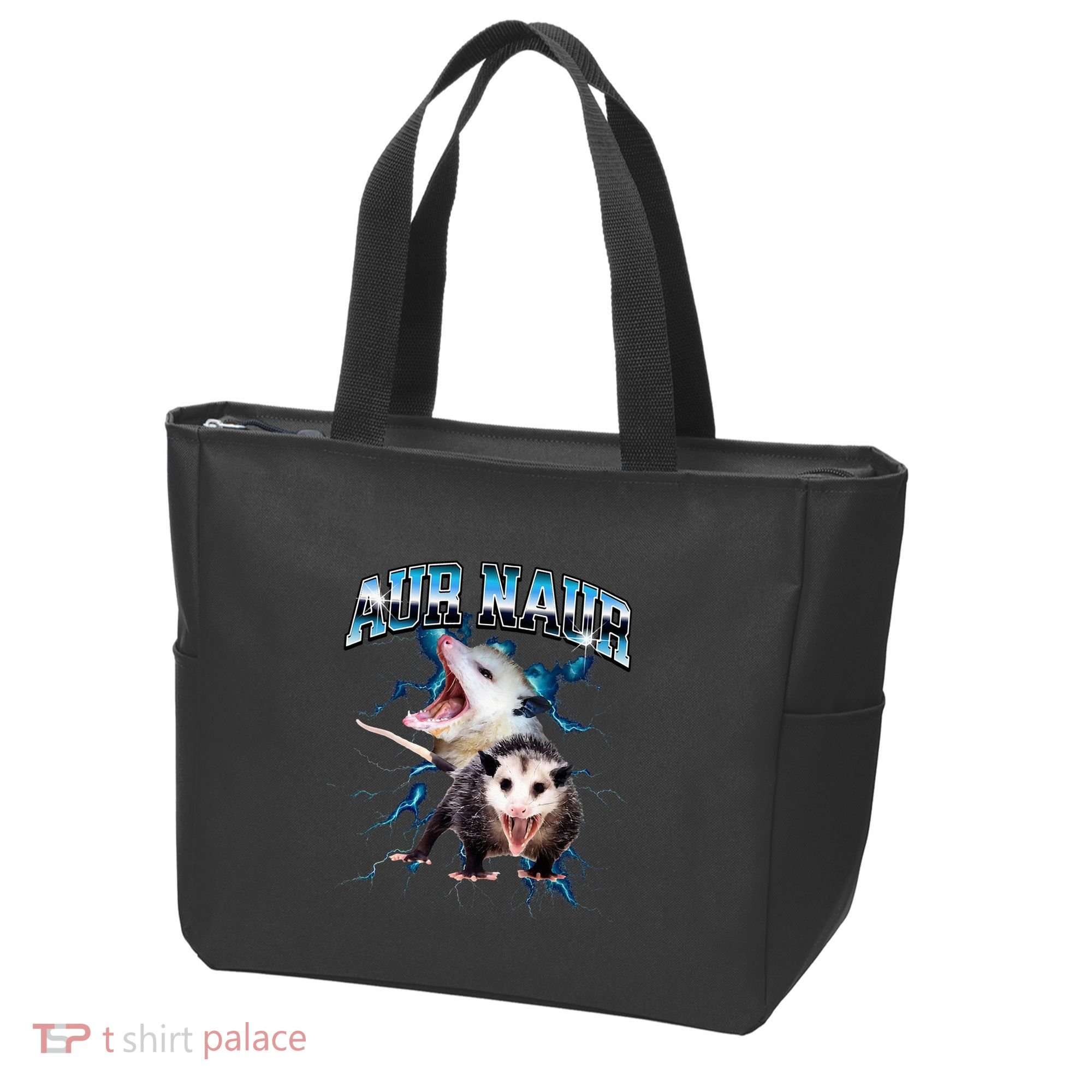 Aur Naur Possum Cute Funny Sarcastic Meme Tote Bag