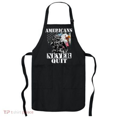 Americans Never Quit Veteran Apron
