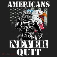 Americans Never Quit Veteran Beanie thumb 2