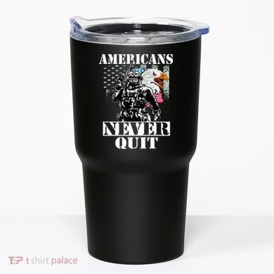 Americans Never Quit Veteran Tumbler