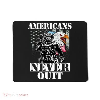 Americans Never Quit Veteran Mousepad
