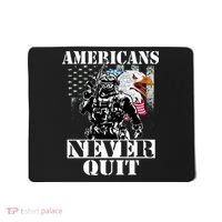 Americans Never Quit Veteran Mousepad thumb 0