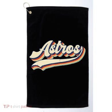 Astros Name Retro Vintage Gift Golf Towel
