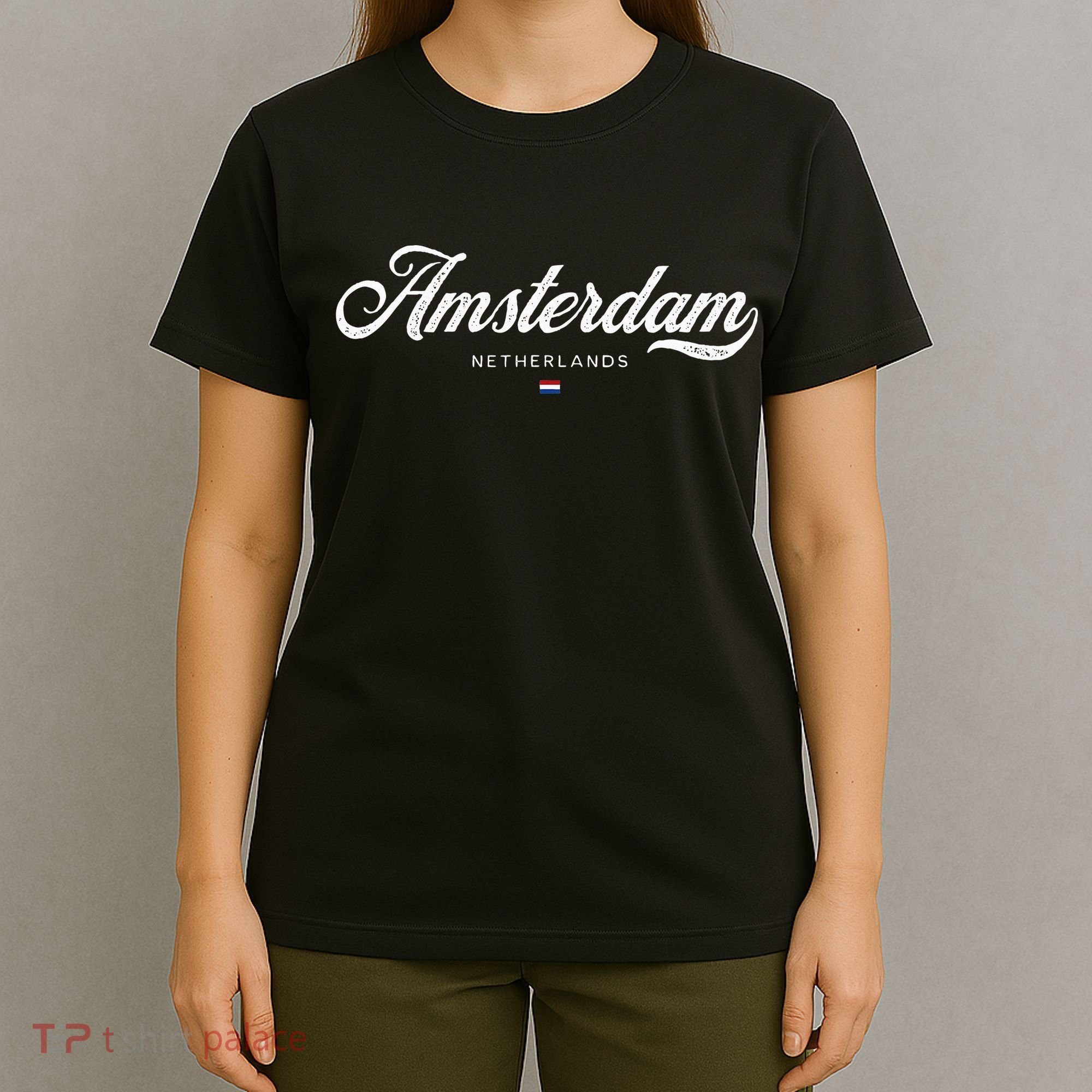 Amsterdam Netherlands Retro Vintage T-Shirt