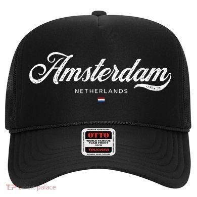 Amsterdam Netherlands Retro Vintage Hat