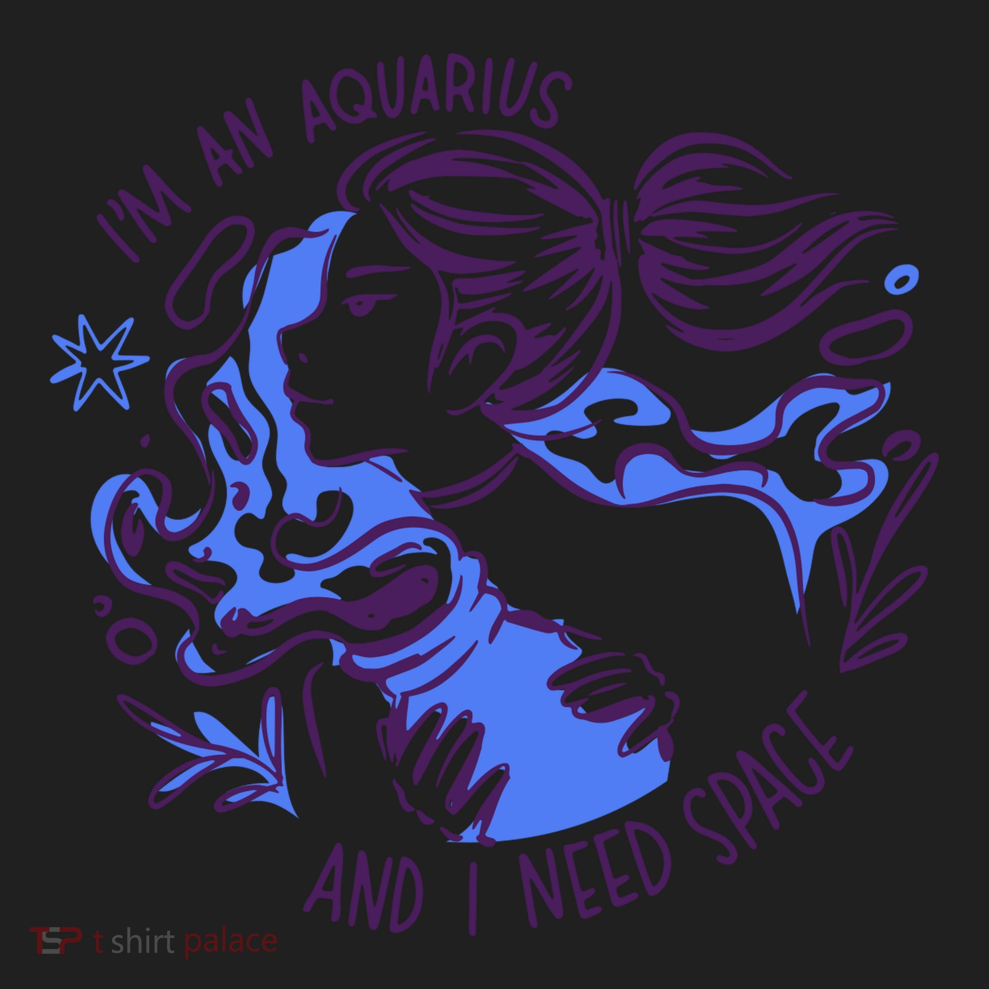 Aquarius Need Space Female Women's Sweatshirt