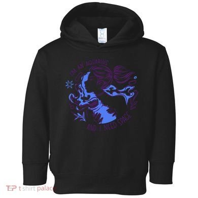 Aquarius Need Space Female Toddler Hoodie