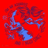 Aquarius Need Space Female Santa Hat thumb 1