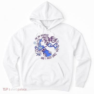 Aquarius Need Space Female Hoodie