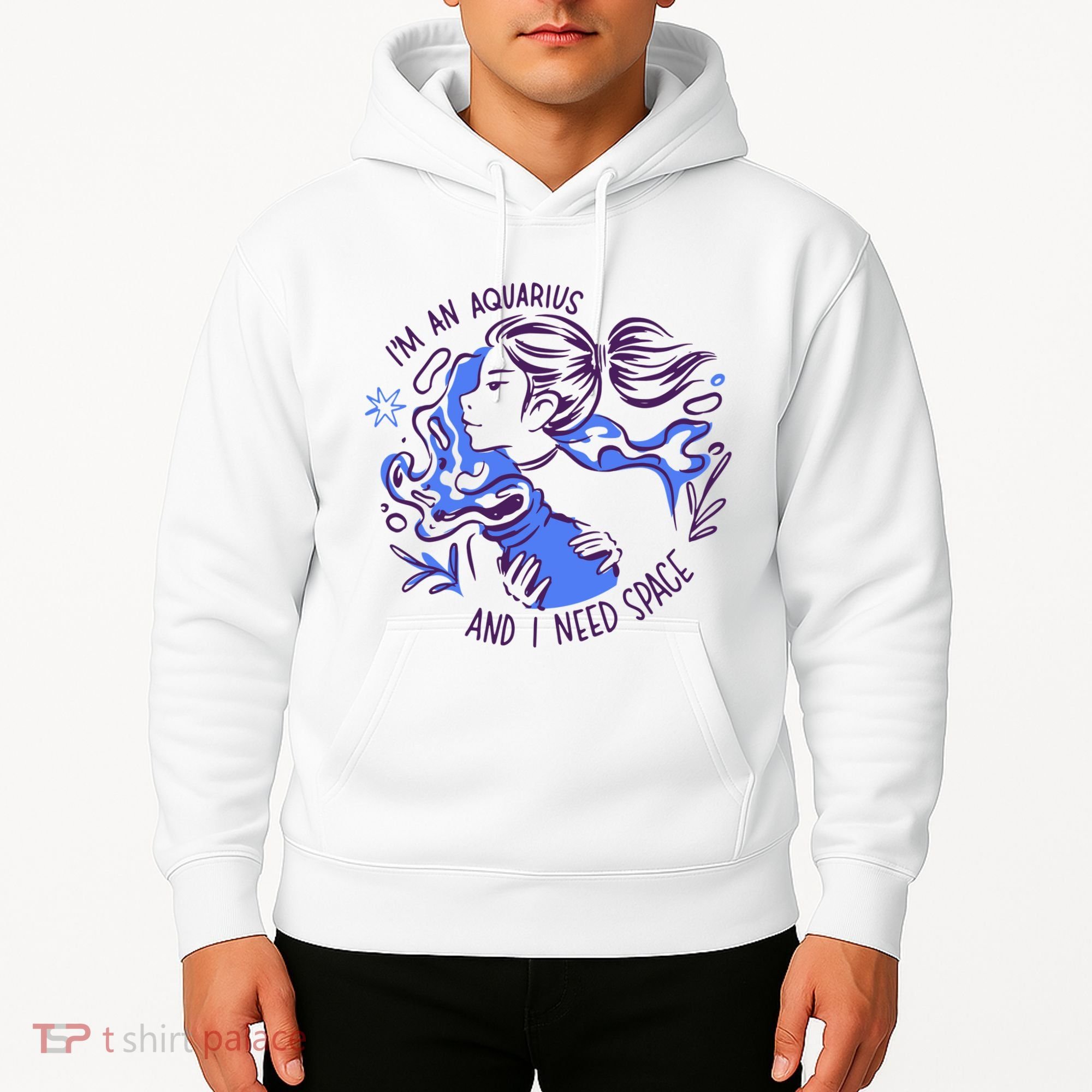 Aquarius Need Space Female Hoodie