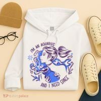 Aquarius Need Space Female Hoodie thumb 4