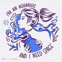 Aquarius Need Space Female Hoodie thumb 7