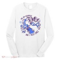 Aquarius Need Space Female Long Sleeve Shirt thumb 0