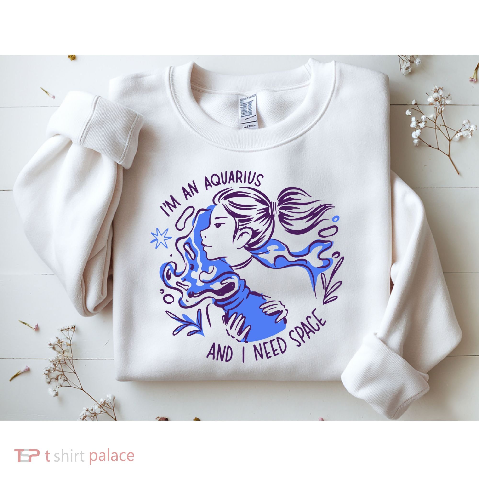 Aquarius Need Space Female Sweatshirt