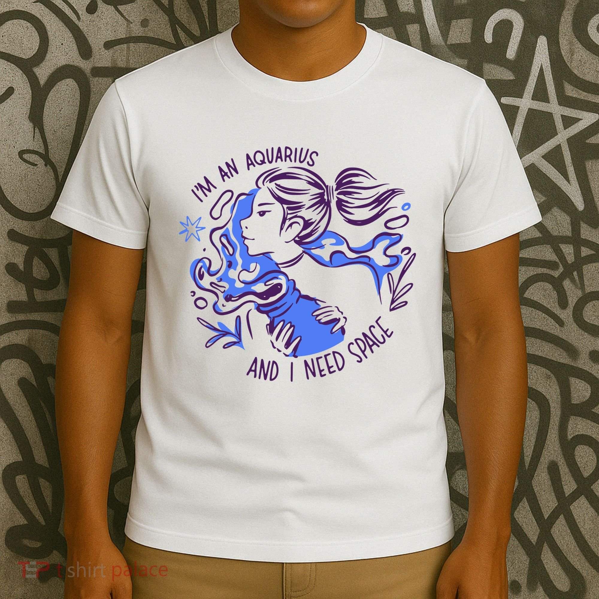 Aquarius Need Space Female T-Shirt