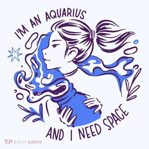 Aquarius Need Space Female Bucket Hat