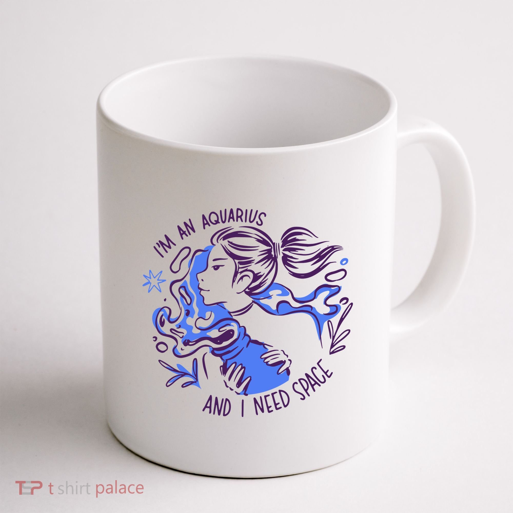 Aquarius Need Space Female Coffee Mug
