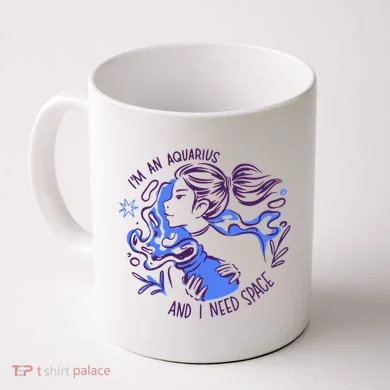 Aquarius Need Space Female Coffee Mug