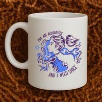 Aquarius Need Space Female Coffee Mug thumb 2
