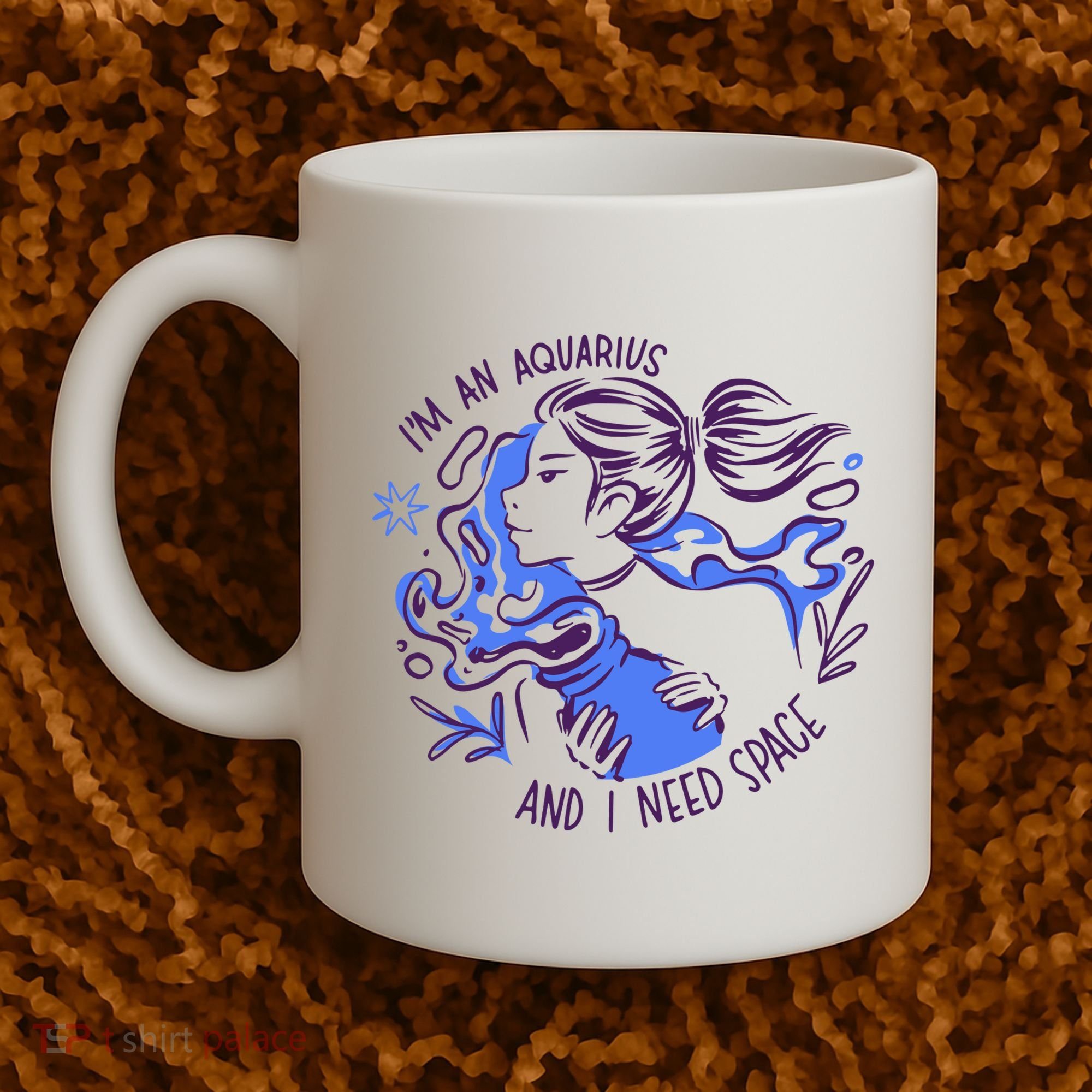 Aquarius Need Space Female Coffee Mug