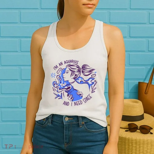 Aquarius Need Space Female Women's Tank Top