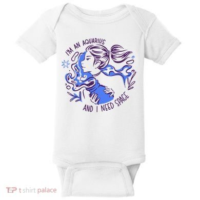 Aquarius Need Space Female Baby Bodysuit