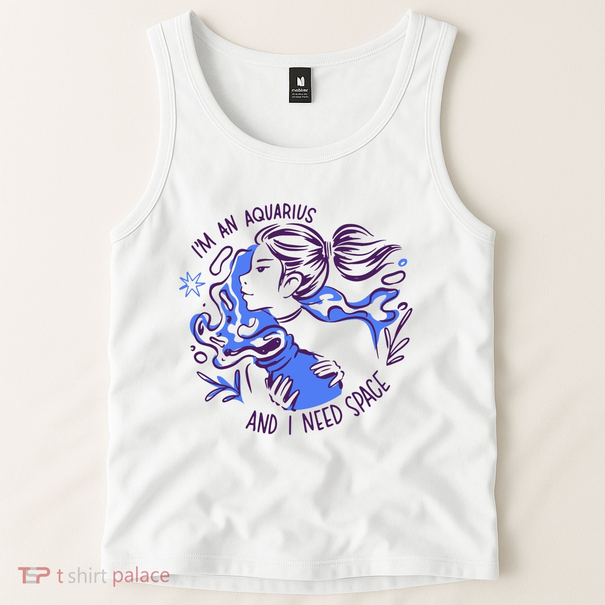 Aquarius Need Space Female Tank Top