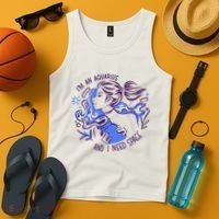 Aquarius Need Space Female Tank Top thumb 4