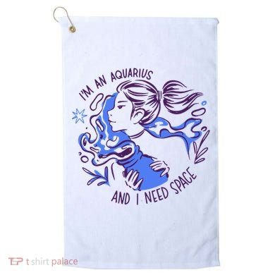 Aquarius Need Space Female Golf Towel