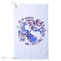 Aquarius Need Space Female Golf Towel thumb 0