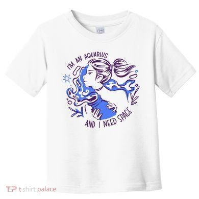Aquarius Need Space Female Toddler T-Shirt