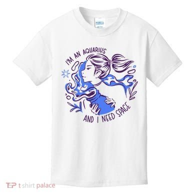 Aquarius Need Space Female Kids T-Shirt