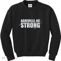 Asheville Nc Strong Asheville North Carolina Kids Sweatshirt thumb 0