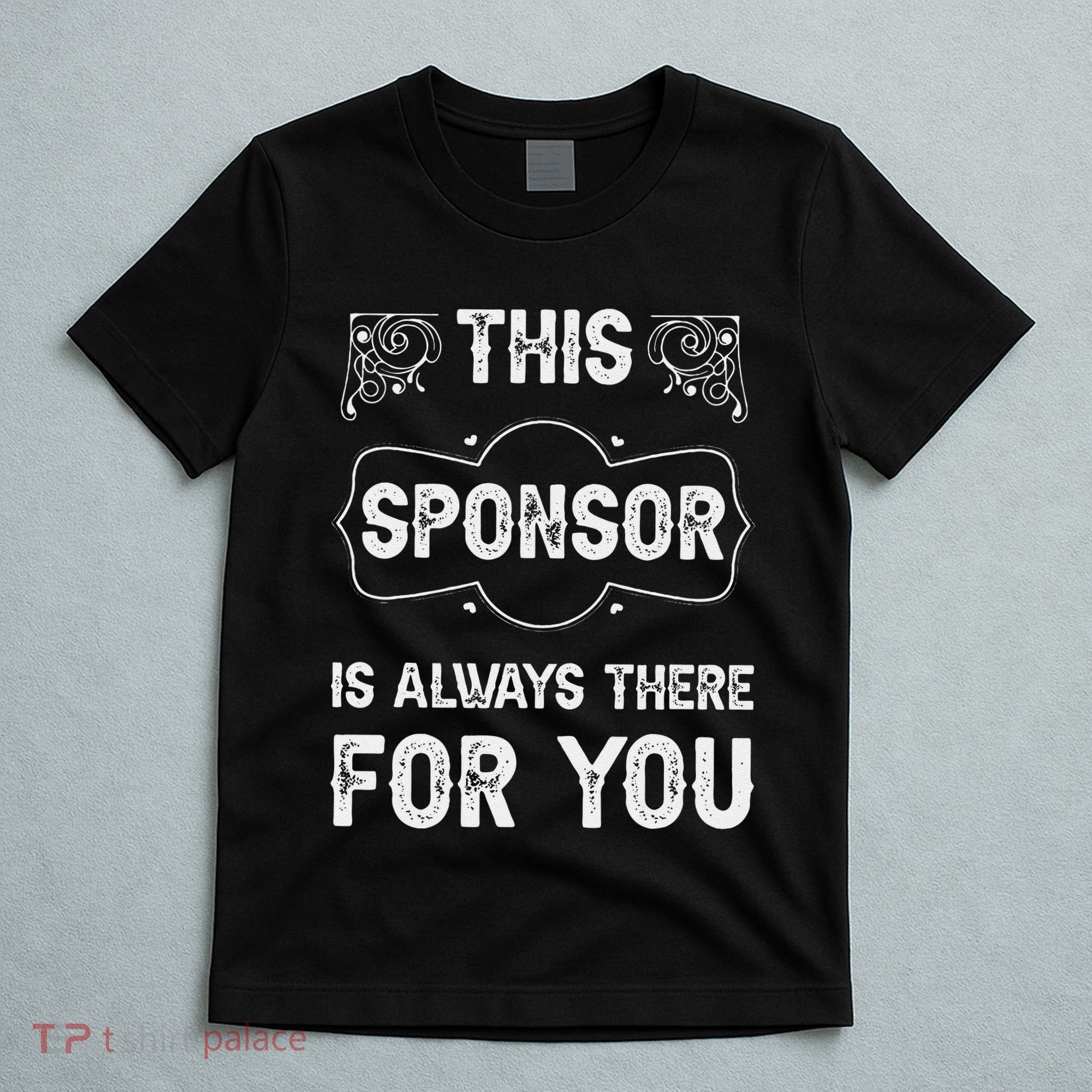 Aa Na Sponsor Sobriety Coin Sober Logo Alcoholics Anonymous T-Shirt
