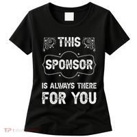 Aa Na Sponsor Sobriety Coin Sober Logo Alcoholics Anonymous Women's T-Shirt thumb 0