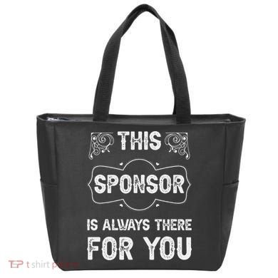 Aa Na Sponsor Sobriety Coin Sober Logo Alcoholics Anonymous Tote Bag